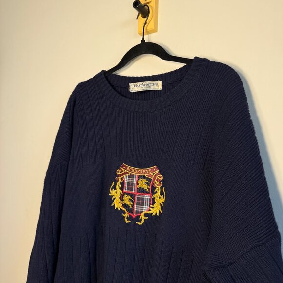 Vintage Burberry's Crest Sweater - Picture 3 of 5